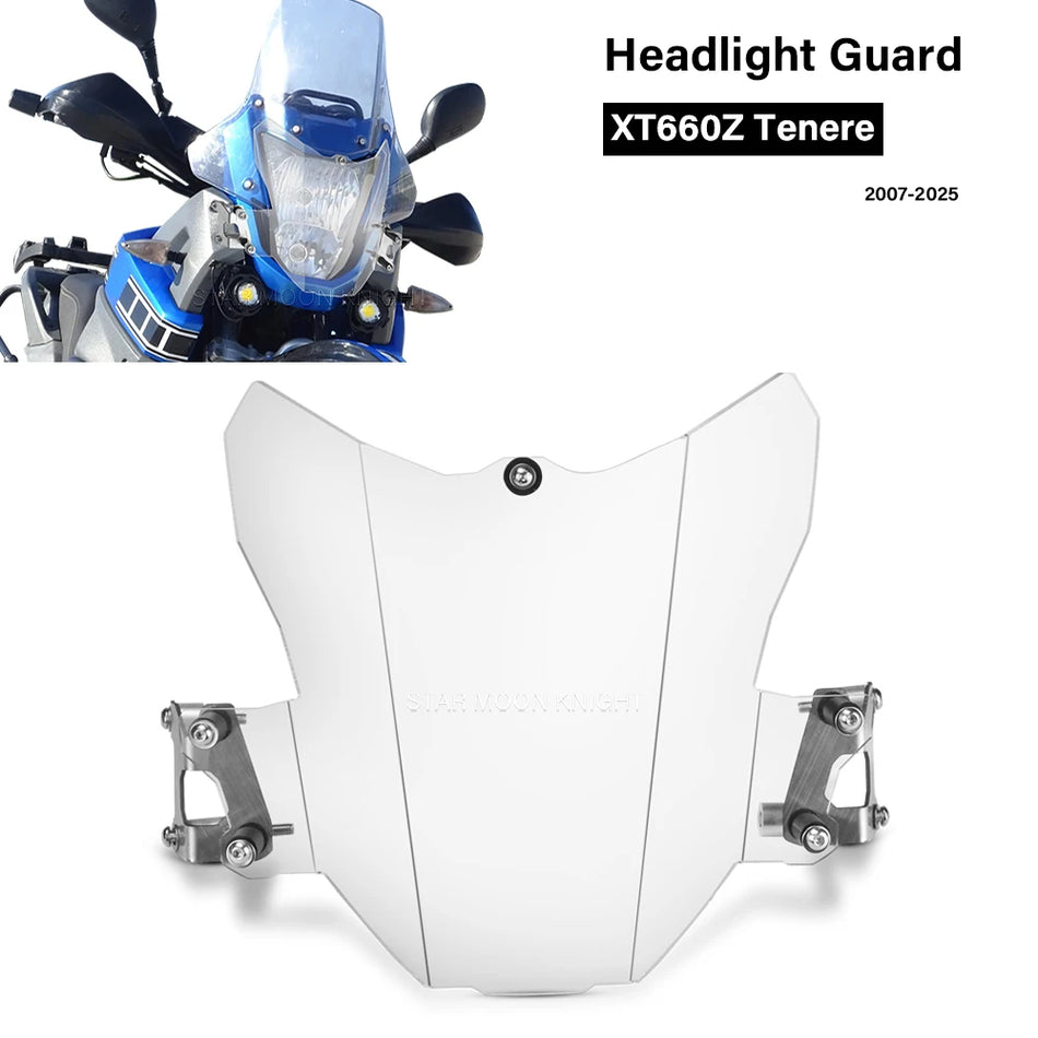 Κάλυμμα Φωτιστικού Yamaha XT660Z Tenere με Ακρυλική Προστατευτική Ασπίδα για 2007-2025