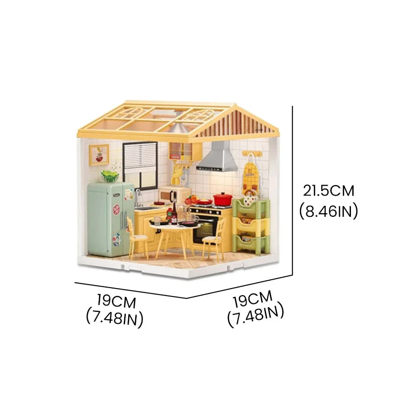 Miniature Doll House DIY Kit &ndash; Creative Room Decor And Fun