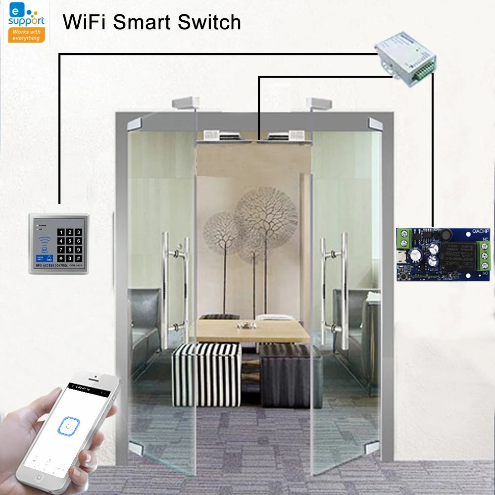EWelink Smart WiFi Relay Switch for Remote Control and Voice Activation