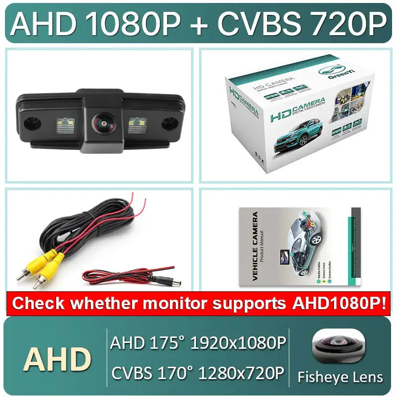 CCD AHD1080P Night Vision Car License Plate Light Rear View Camera For Subaru Forester Outback Impreza Toyota Prado 2010-2014 by InterCyprus Trading Ltd