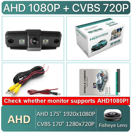 CCD AHD1080P Night Vision Car License Plate Light Rear View Camera For Subaru Forester Outback Impreza Toyota Prado 2010-2014 by InterCyprus Trading Ltd