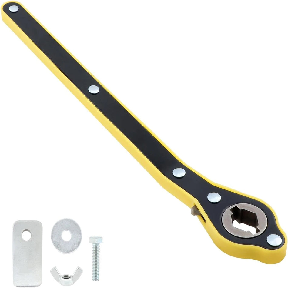 Mâner pentru ridicare cu roată pivotantă pentru cricuri cu foarfecă, economisire de muncă 13 inch auto