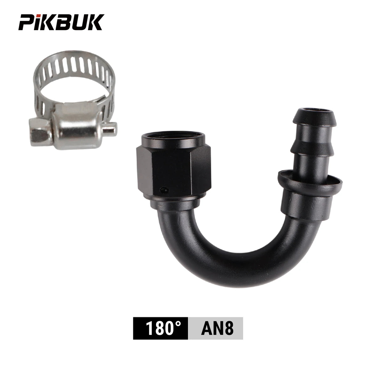Reusable AN Push-On Hose Fittings With 0 45 90 180 Angles For Fuel Lines by InterCyprus Trading Ltd