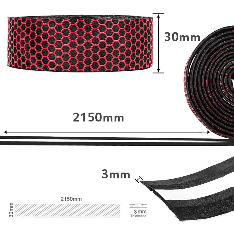 Bucklos 510149 Páska na řídítka silničního kola s protiskluzovým silikonem