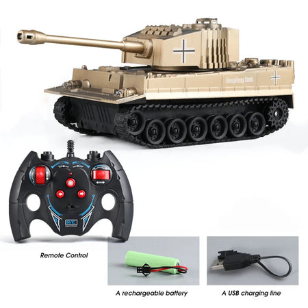 RC Tank 1/30 33cm 2.4G 7CH Crawler - Ultra Fast Remote NF779SZYELLOW