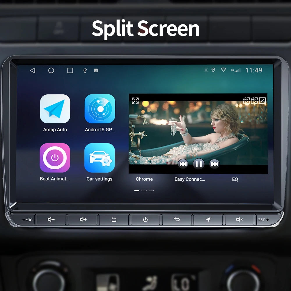 9Inch Android Car Radio For Volkswagen Cars - IPS Touch