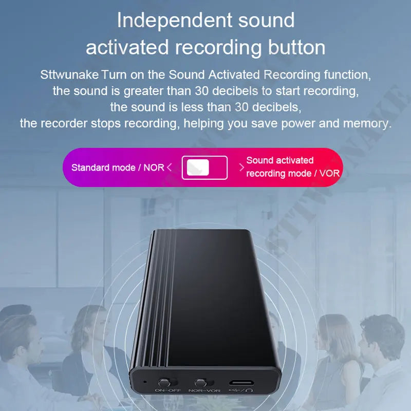 STTWUNAKE L1 Voice Recorder &ndash; Ultra Long Battery Life