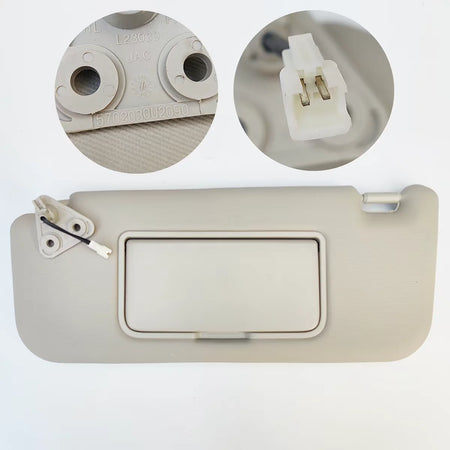 Front Sun Visor Vanity Mirror With Light For JAC J4 J5 J6 5702030U2090 by InterCyprus Trading Ltd