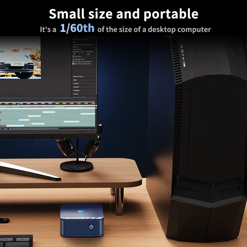 MOREFINE M8S Twin Lake Mini PC &ndash; Ultra Portable Gaming