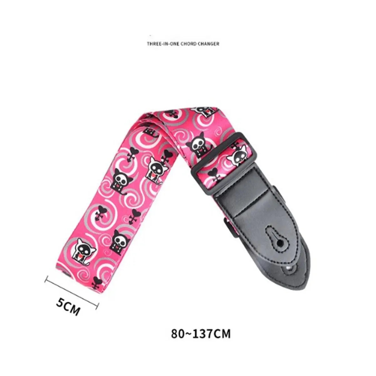 Ethnic Style Widened Acoustic Guitar Strap &ndash; Adjustable