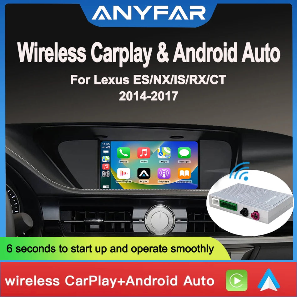 Lexus ES-NX-IS-RX-CT Wireless Android Auto CarPlay Adapter