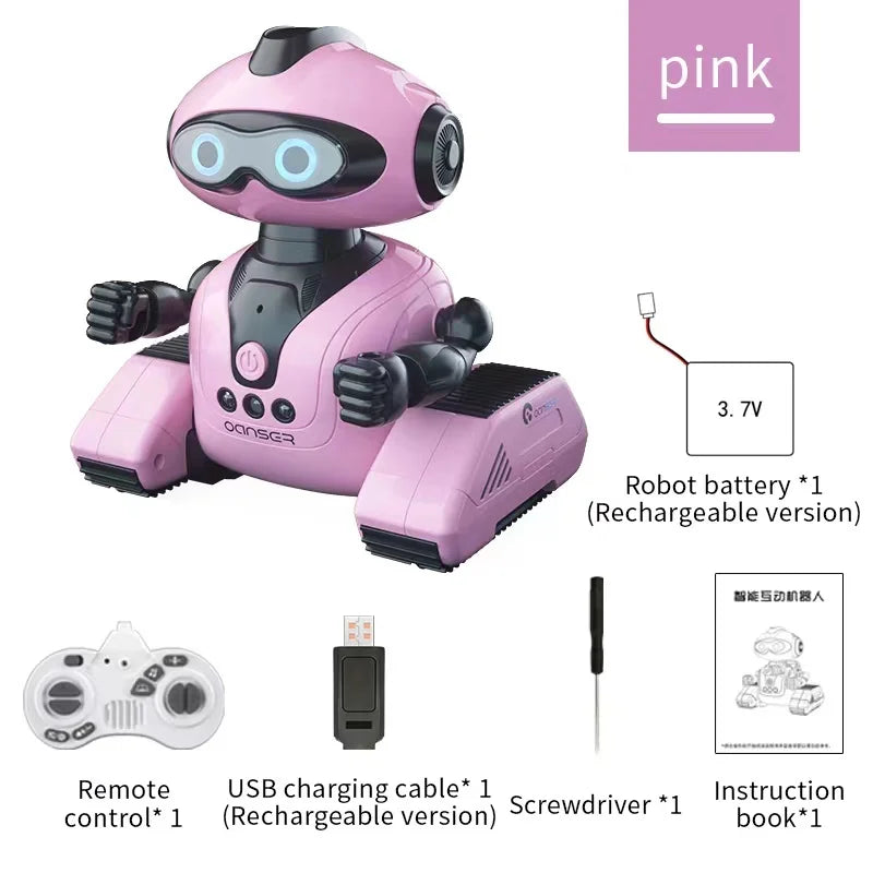 JJRC R22 Robot Toy &ndash; Gesture Sensing and Music Recording R22 Pink 1B