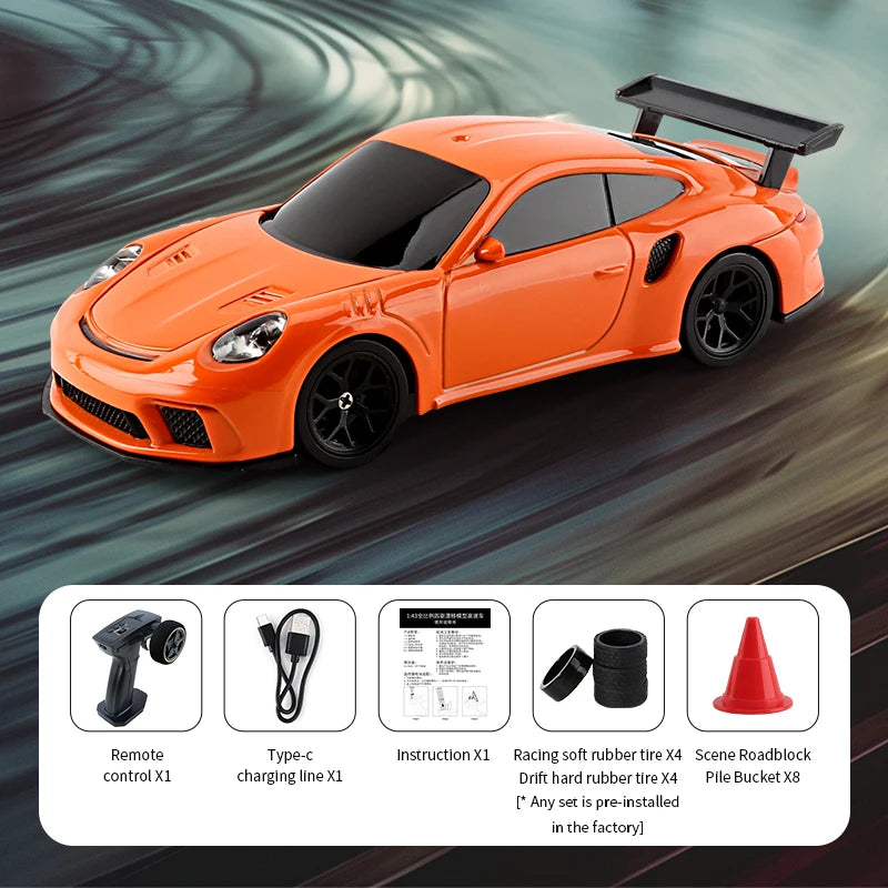 1/43 RC Car 2.4G Mini Remote Control Drift Car &ndash; High Speed 4303