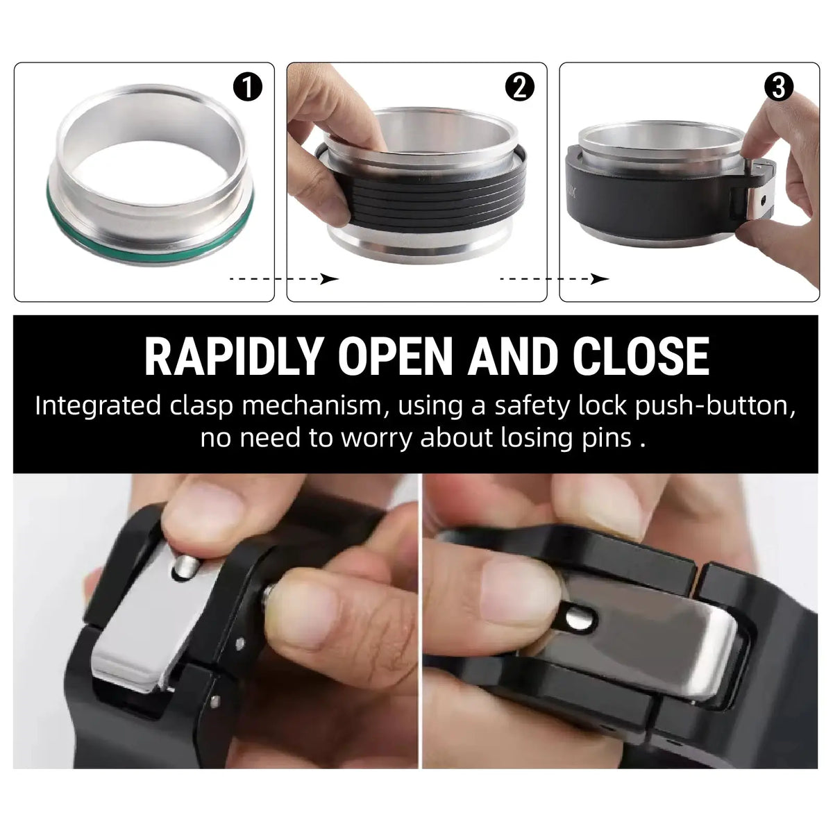 PIKBUK Universal 2/2.5/3/3.5/4 Inch Pinless HD Clamp For Intercooler Pipe Clamp And Flanges 63/76/102mm by InterCyprus Trading Ltd