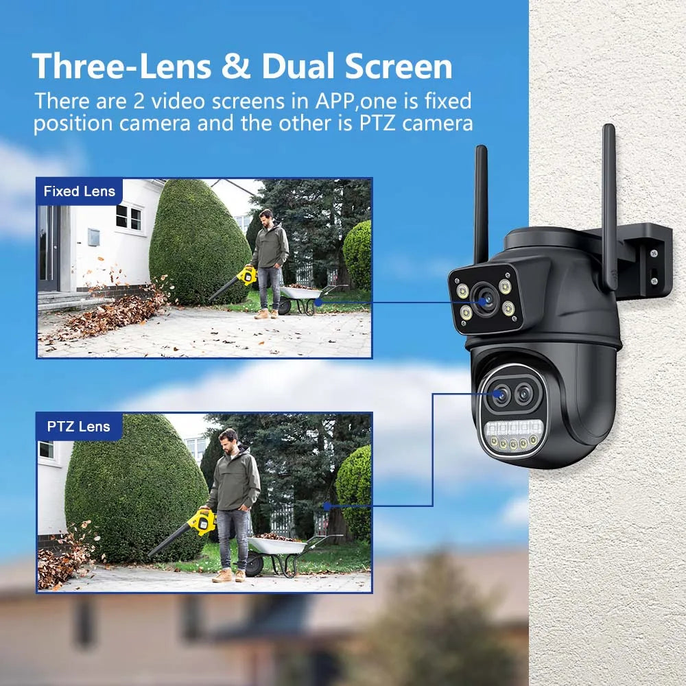 12MP 6K Outdoor WIFI PTZ Camera