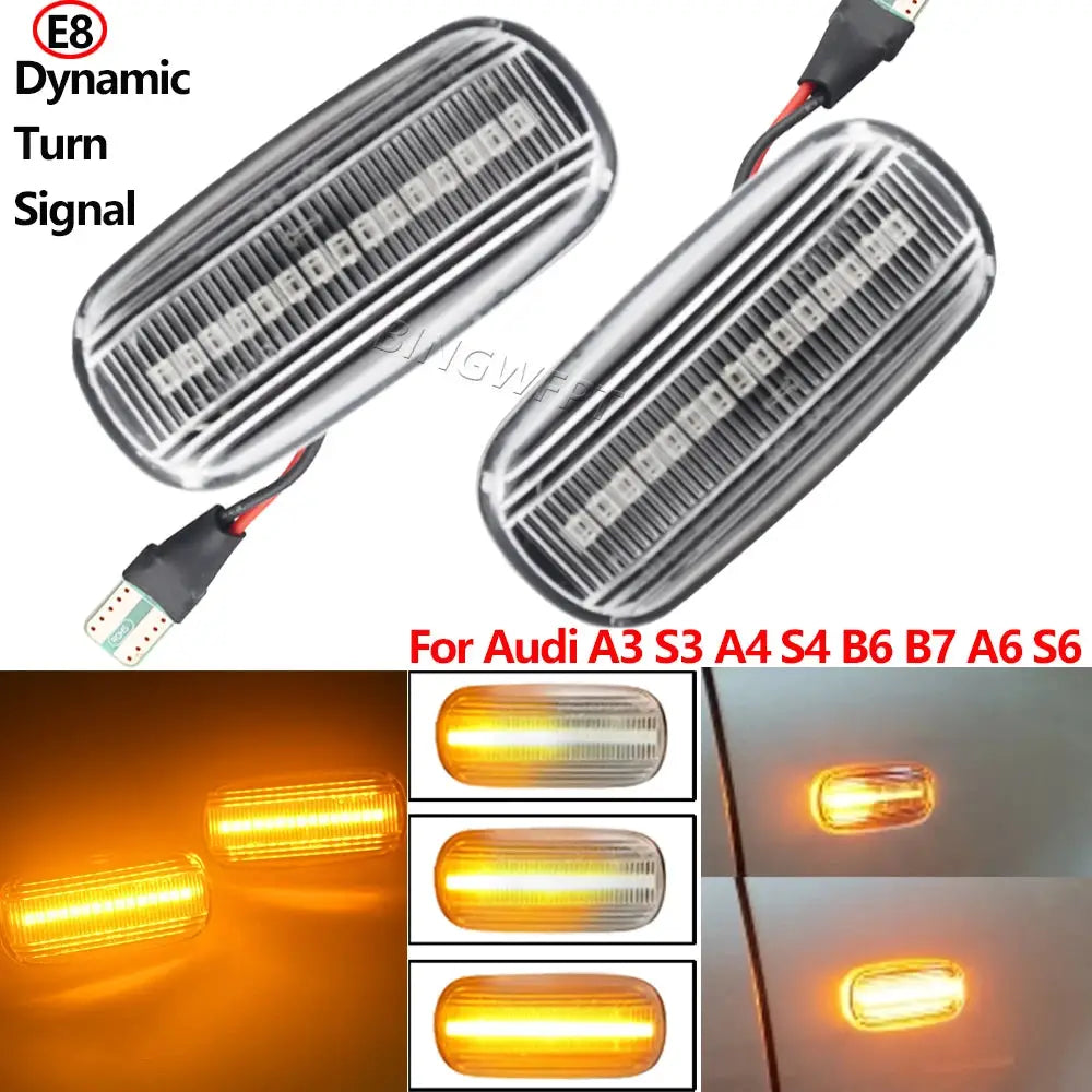 Superb LED Front Fender Side Marker Light For Audi A3 S3 8P A4 S4 RS4 B6 B7 B8 A6 S6 RS6 C5 C7 C6 05-08 Turn Signal Light by InterCyprus Trading Ltd