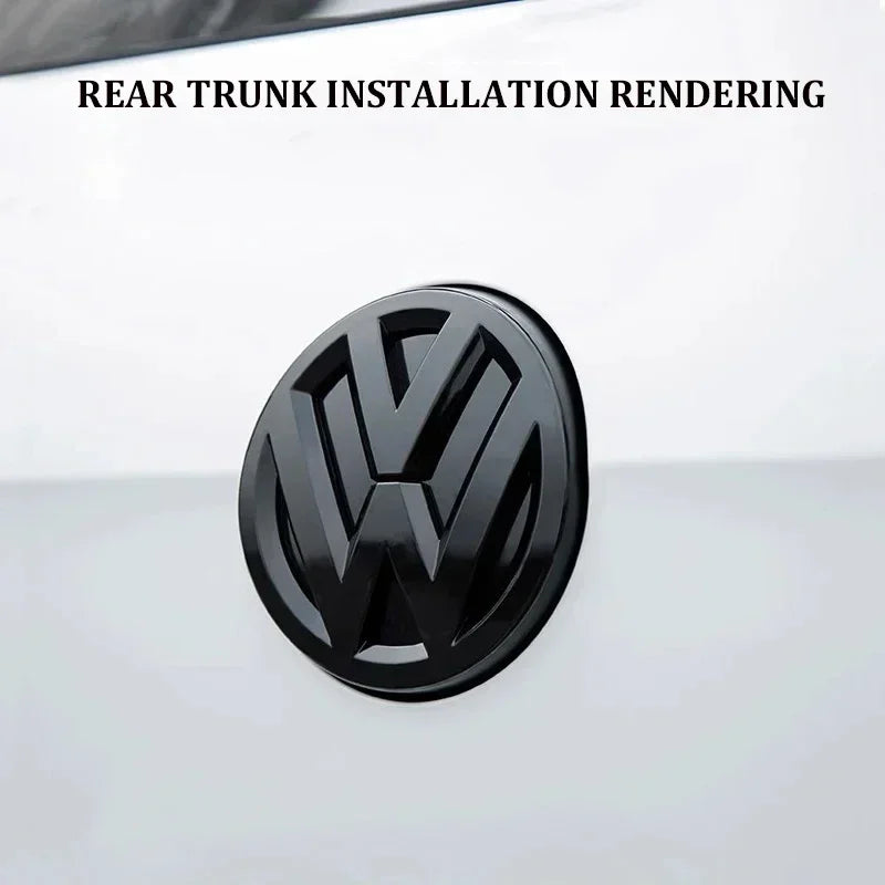 Volkswagen Grill Emblem &amp; Trunk Logo Cover for VW Polo, Golf MK5-MK8, Scirocco - Car Accessories