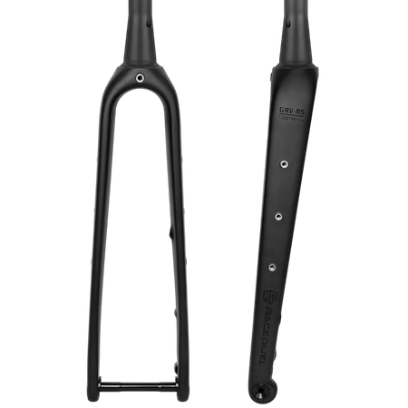 RACEDUEL Carbon Gravel Bike Fork 12x100mm Thru Axle 700C 45mm Tire Internal Wiring Lightweight Disc Brake Bicycle Front Fork by InterCyprus Trading Ltd