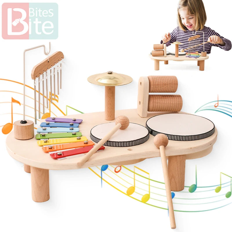 Bandstand Model Wooden Aeolian Bells &ndash; Educational Toy