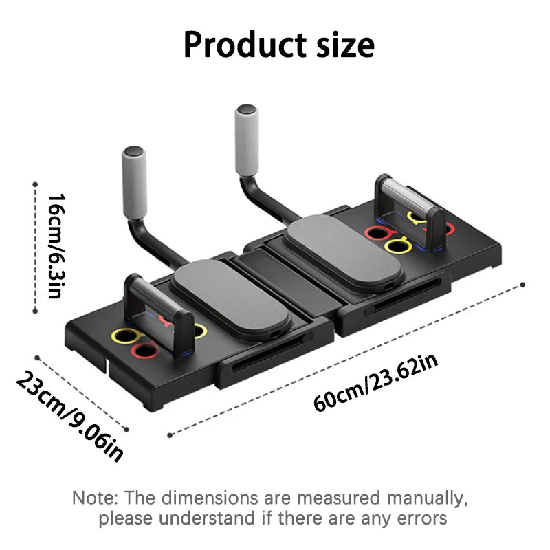 Мултифункционален Push Up Bracket Сгъваем Домашен Фитнес за Гърди Ръце и Гръб