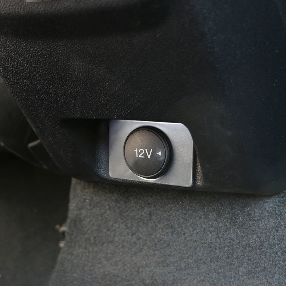 Coprivano Pannello Accendisigari Anteriore per Ford Focus MK4 in Acciaio Inossidabile, Montaggio Diretto