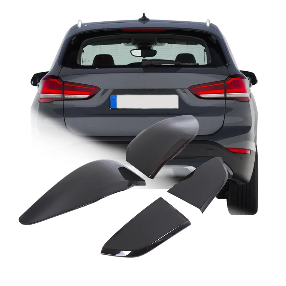 ABS czarna naklejka na klosz tylnej lampy do BMW X1 F48 F49
