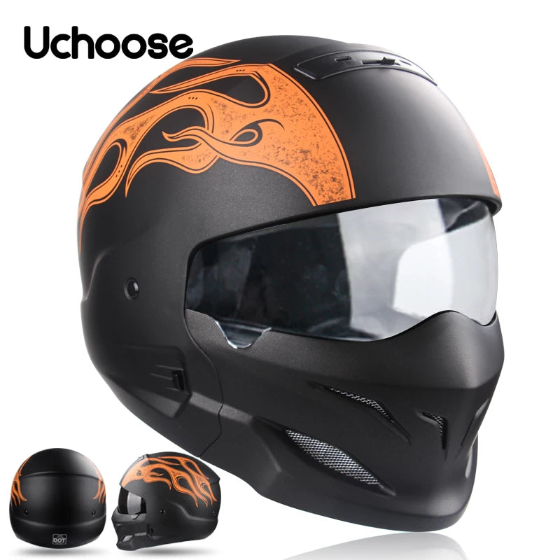 Scorpion Detachable Multi-purpose Full Face Helmet - Predator Design