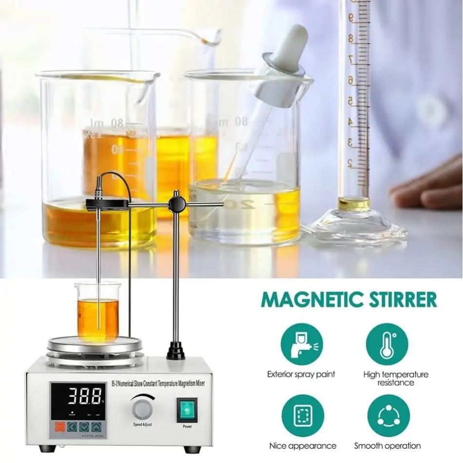 Magnetic Stirrer With Heating Plate 1000mL 200W Laboratory