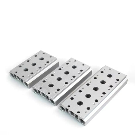 Solenoid Valve Base &ndash; Compatible With 4V200 Series Plate