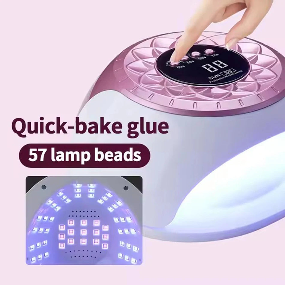 New UV Nail Lamp 268W &ndash; Fast Gel Curing for Home Salon Use
