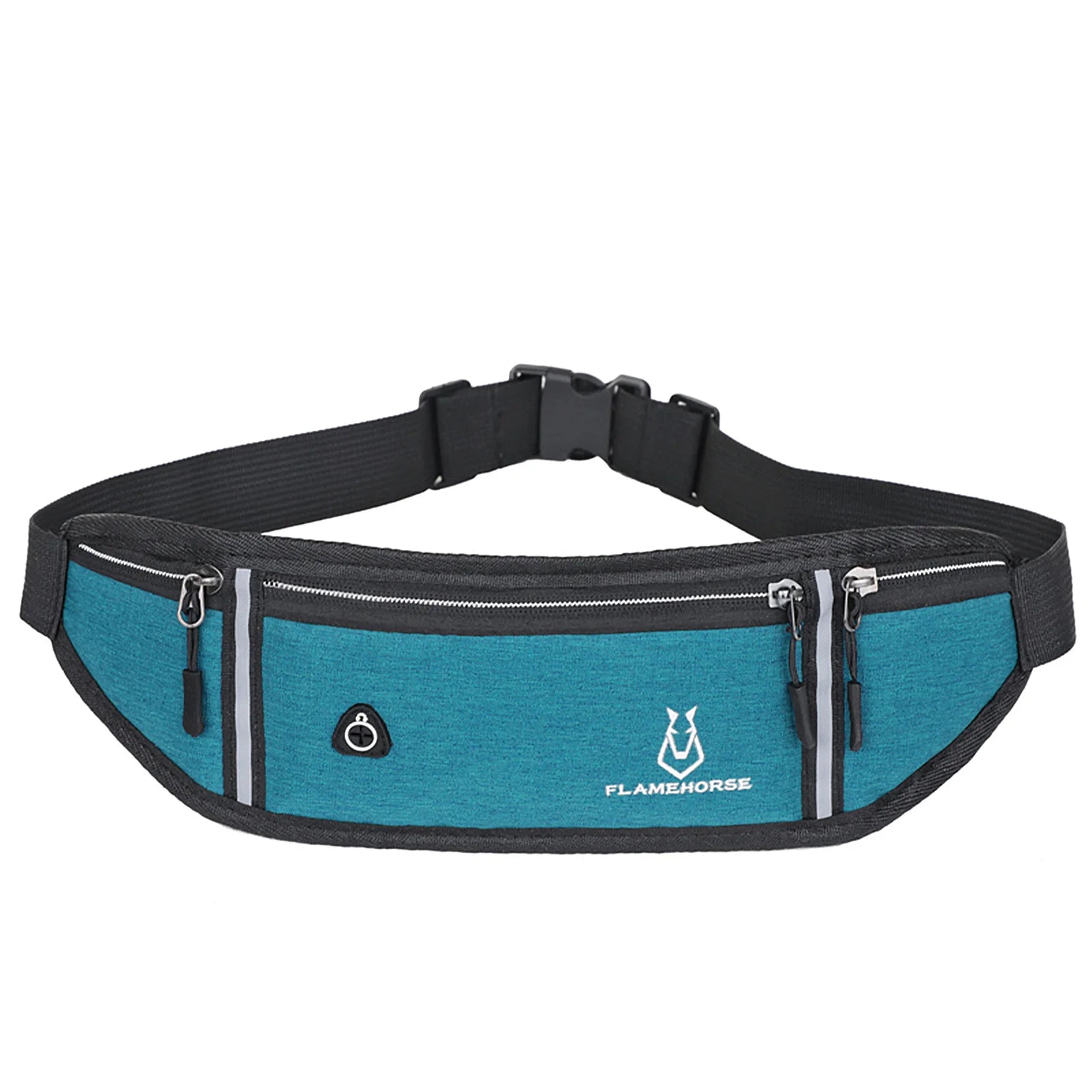 Sports Waist Bag For Men Women &ndash; Waterproof Running Pouch Blue