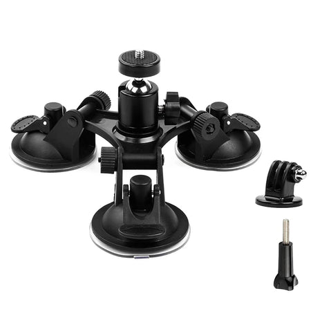 Suction Cup Camera Car Mount for GoPro, DJI Osmo &amp; Smartphones kit 3 / CHINA