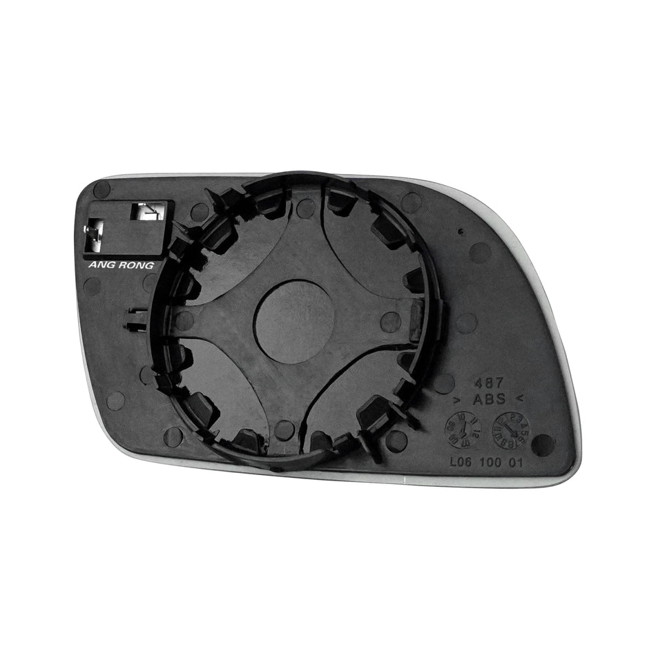 VW Polo Left Side Rearview Mirror Glass Heated Convex With Plate