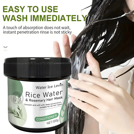 Rice Water Hair Mask &ndash; Damage Repair and Frizz Control