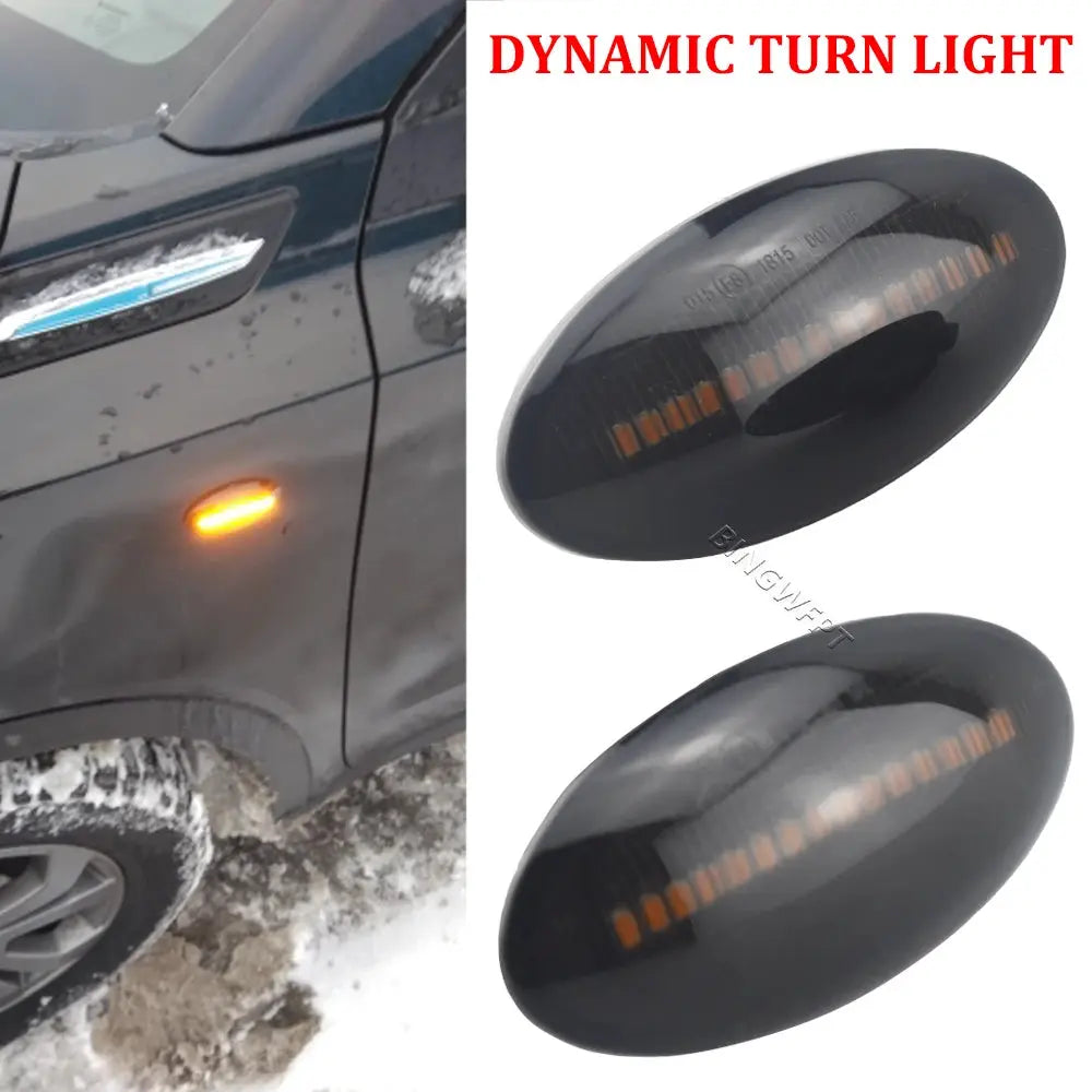 2X For Suzuki Swift Jimmy Vitara SX4 Alto Side Marker Turn Signal Light LED Dynamic Sequential Blinker Light Amber Indicator by InterCyprus Trading Ltd