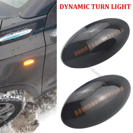 2X For Suzuki Swift Jimmy Vitara SX4 Alto Side Marker Turn Signal Light LED Dynamic Sequential Blinker Light Amber Indicator by InterCyprus Trading Ltd