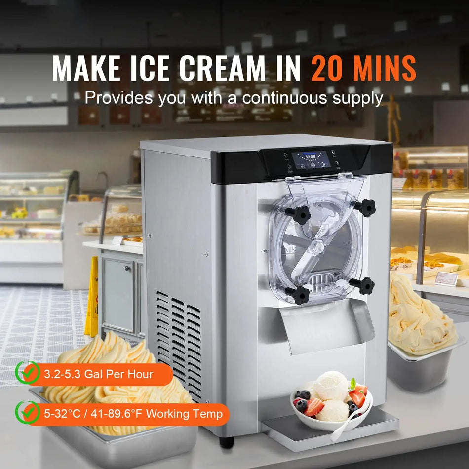 4.5L Ice Cream Maker Single Flavor Countertop