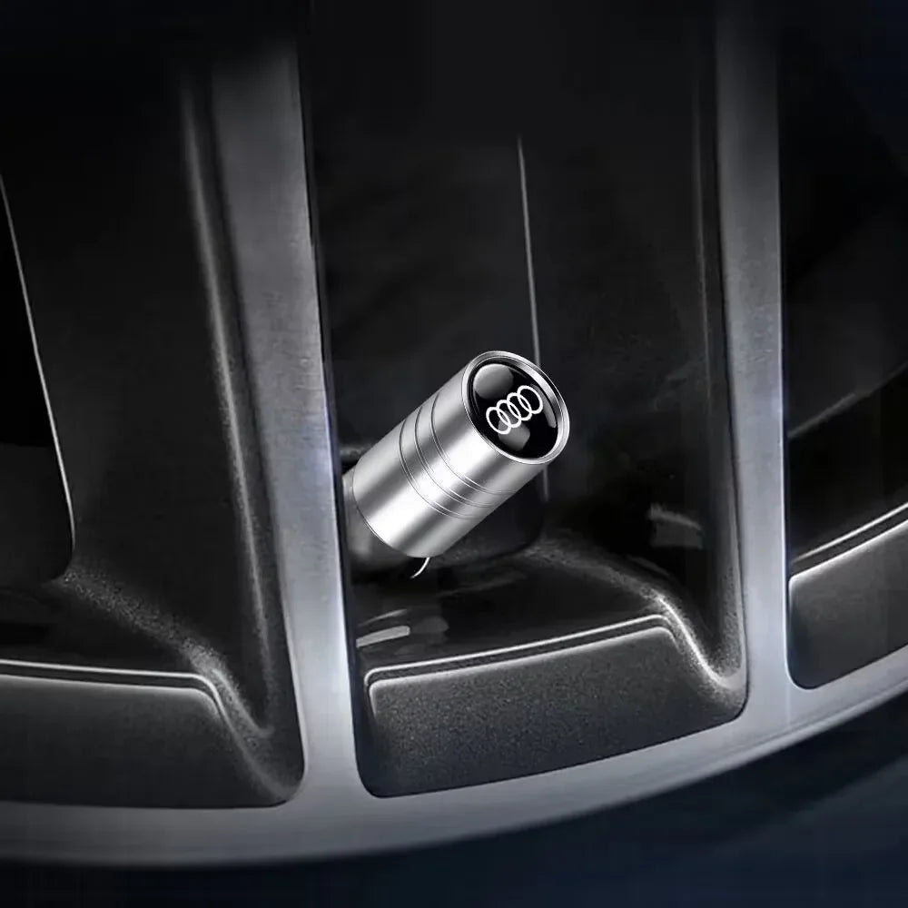Audi S Line Tire Valve Caps 4Pcs &ndash; Easy Bolt In Fit