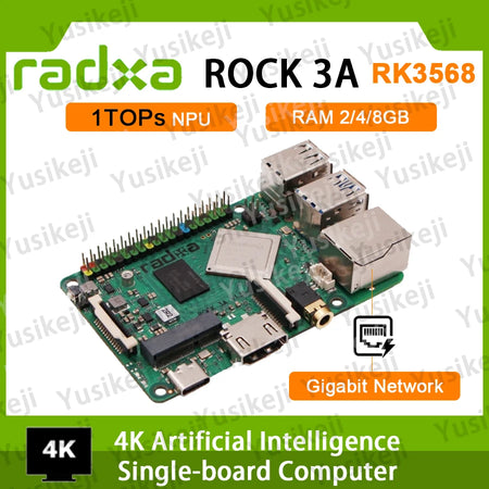 Radxa Rock 3A RK3568 4-Core SBC &ndash; 4K HDMI Output And NPU