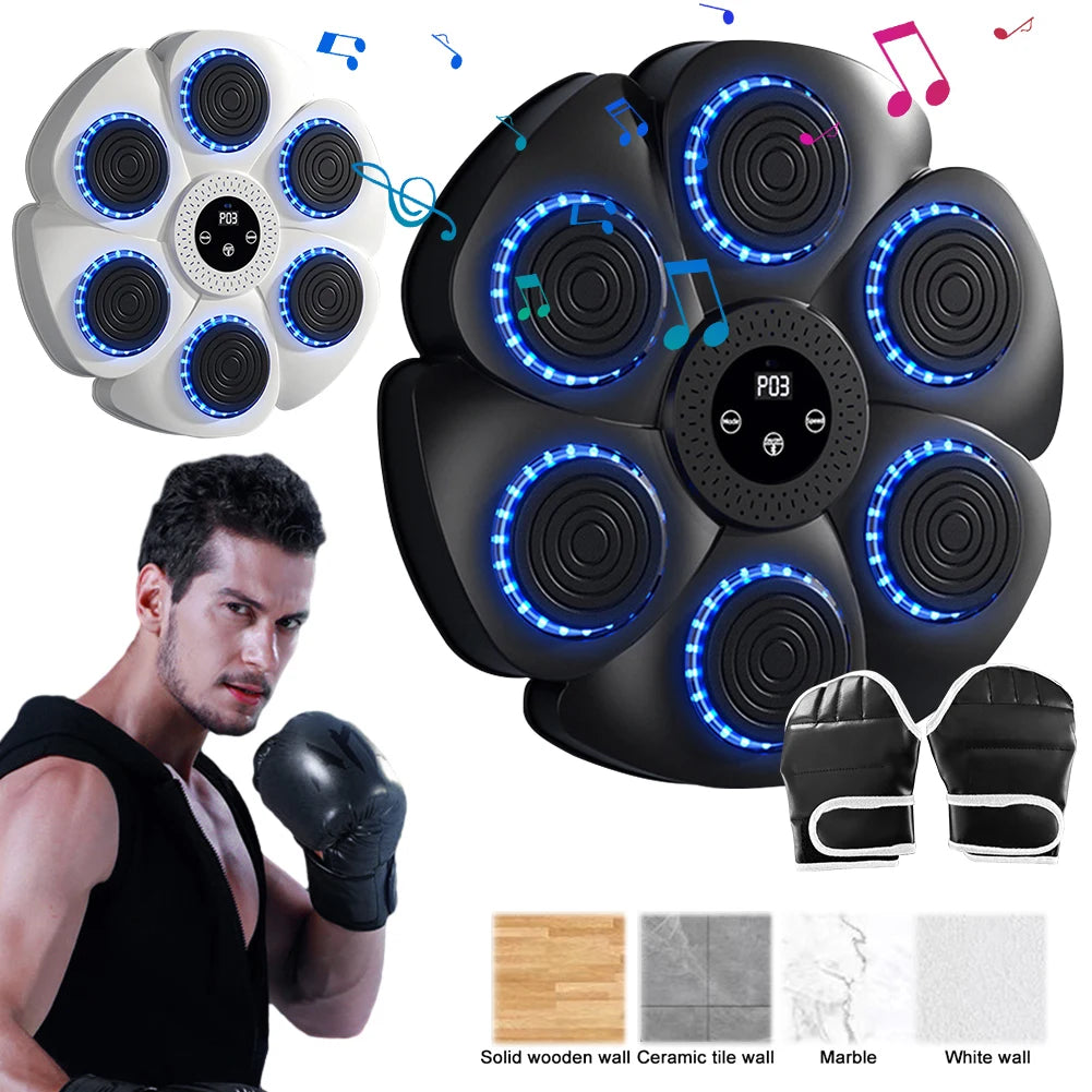 Smart Music Boxing Machine - Bluetooth Enabled Wall Target