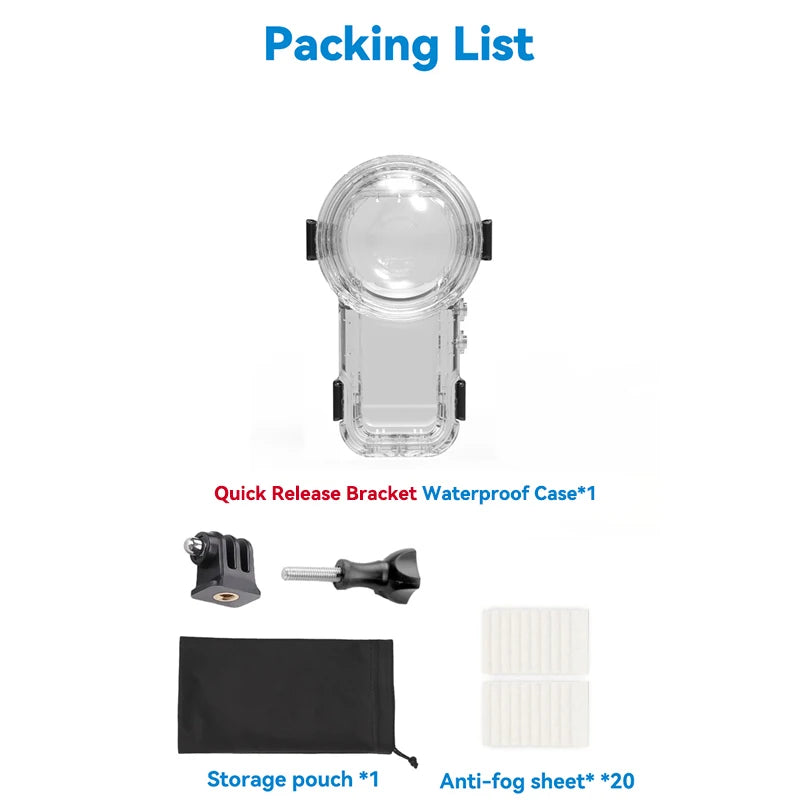 Insta360 X5 Dive Case &ndash; Waterproof Protection Up to 197ft type 2 / For Insta360 X5