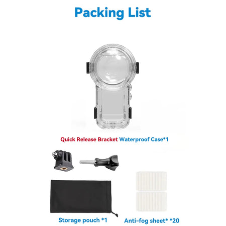 Insta360 X5 Dive Case &ndash; Waterproof Protection Up to 197ft type 2 / For Insta360 X5