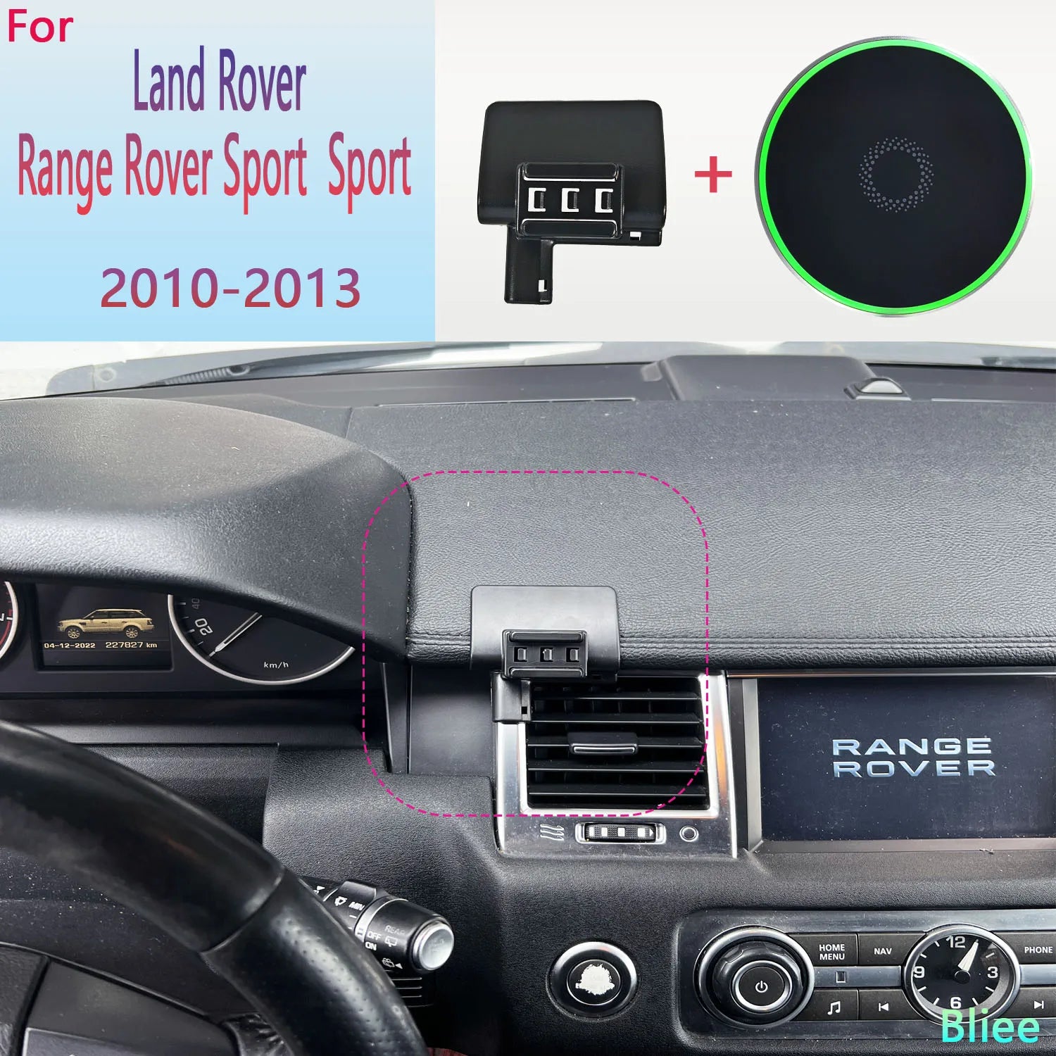 For Land Rover Range Rover Sport 2010 2011 2012 2013 Magnetic Car Phone ...