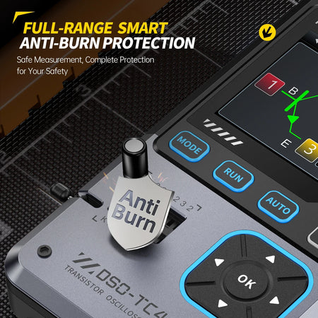 FNIRSI DSO-TC4 Upgrade 3 in 1 Digital Tester &ndash; 10MHz Bandwidth with Automatic Measurement