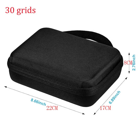 1PC Hard Battery Organizer Storage Box &ndash; Insulin Vial Mesh