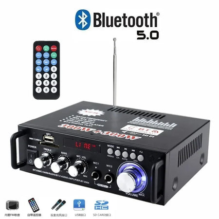 LEEDOAR 300W Digital HIFI Stereo Power Amplifier - Dual Channel Audio Experience