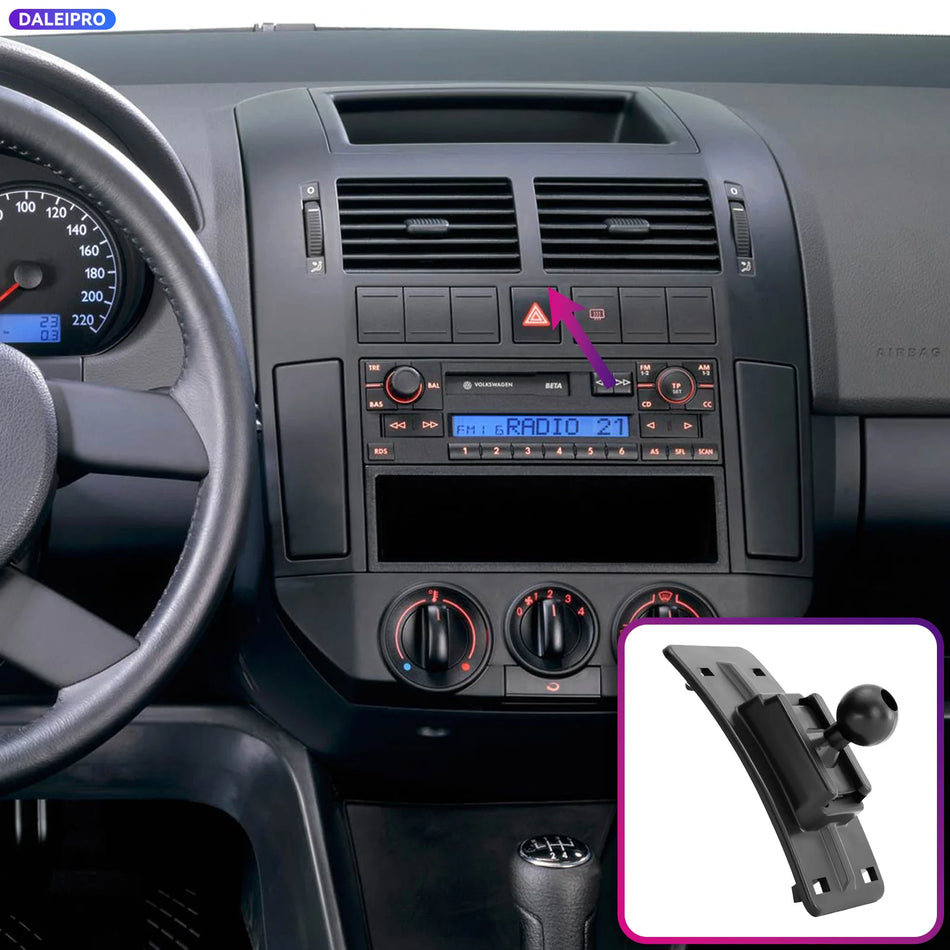 Phone Holder Base With 66W Charging For Volkswagen Polo 2002-2009