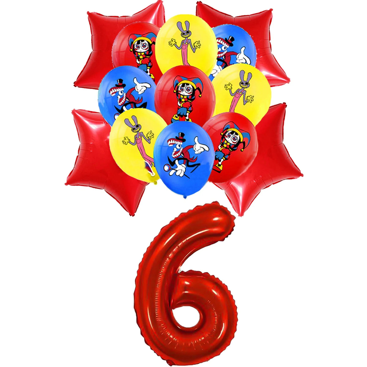 Amazing Digital Circus Party Tableware &amp; Decorations balloons-6