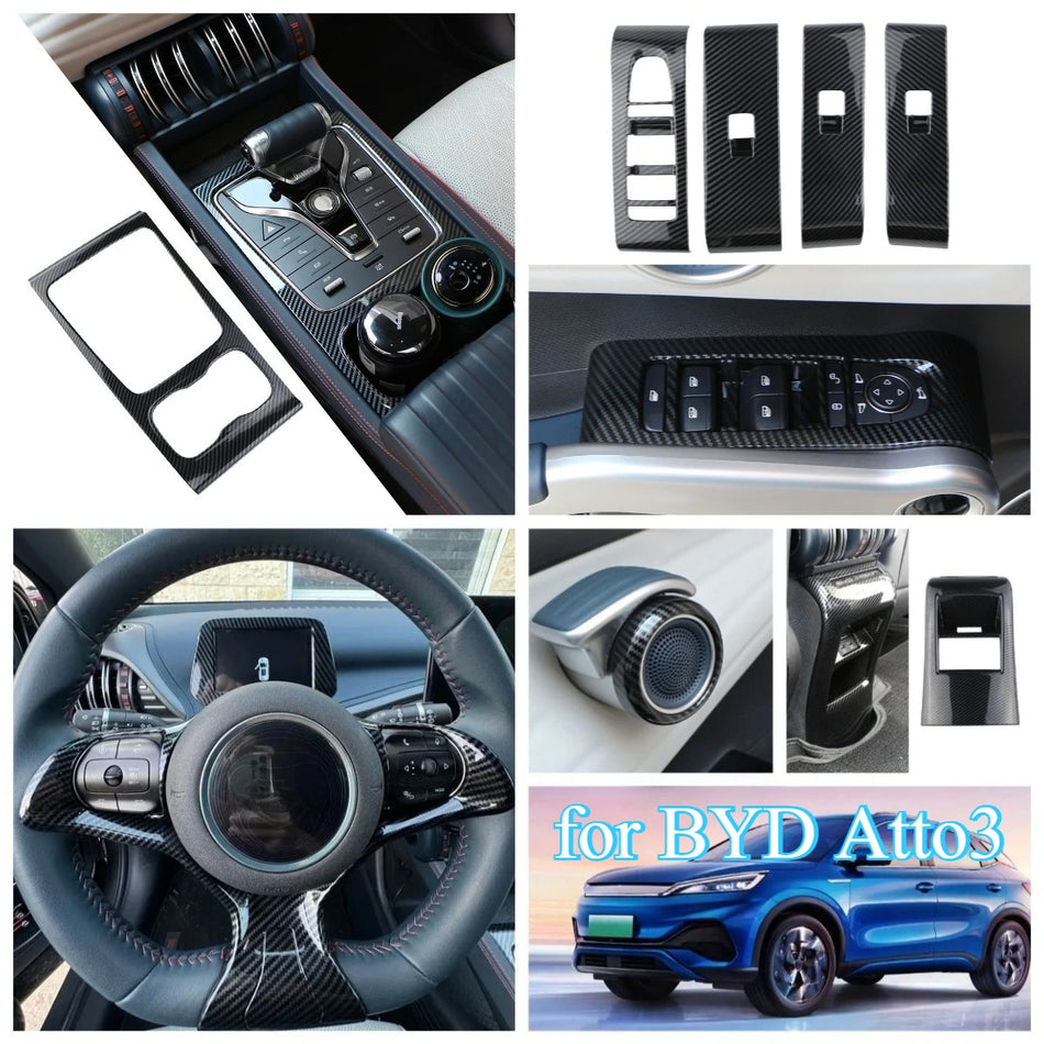Couvercle de panneau intérieur de climatisation et garniture de tableau de bord BYD Atto3, LHD 2022-2024