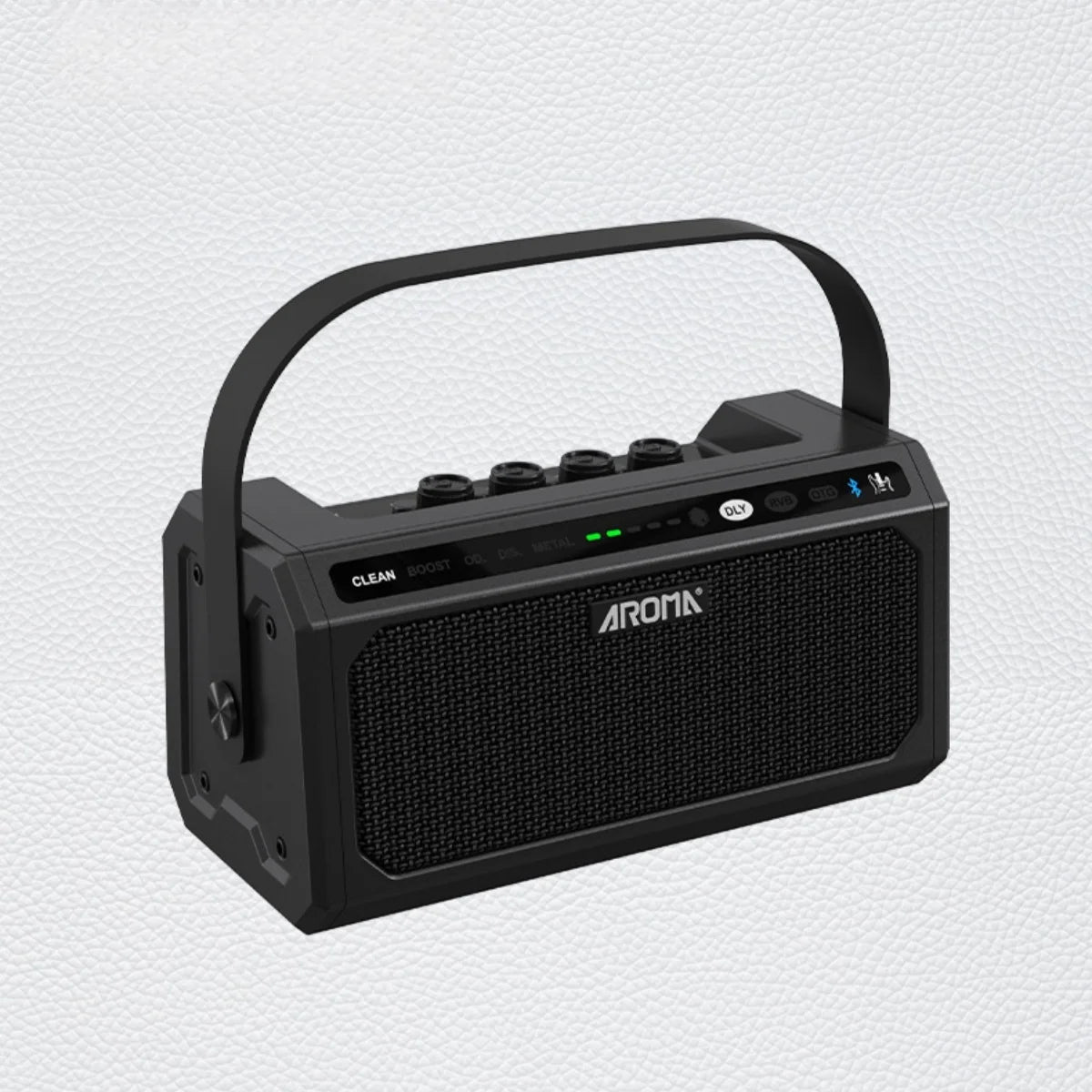 AROMA TG-08 10W Portable Electric Guitar Amp &ndash; 5 FX Drums TG-08 Black